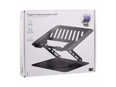 Uchwyt do Laptopa T'NB iClick Metal Innowacyjna i funkcjonalna Obrót 360º