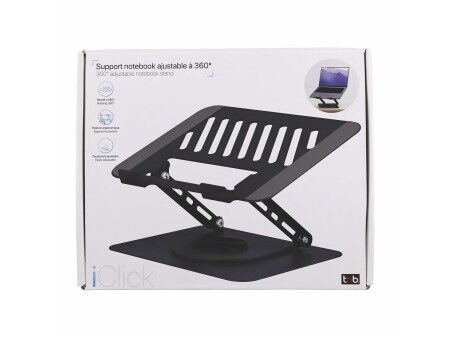 Uchwyt do Laptopa T'NB iClick Metal Innowacyjna i funkcjonalna Obrót 360º