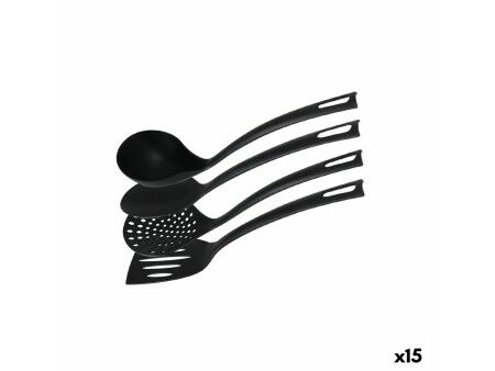 Zestaw przyrządów kuchennych Quttin Nylon 4 Części (15 Sztuk)