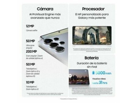 Smartfony Samsung SM-S938BZSGEUB 6,9" 12 GB RAM 512 GB Srebrzysty