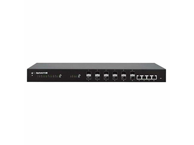 Szafka przełącznikowa Switch UBIQUITI ES-16-XG EDGE Gigabit Ethernet Czarny