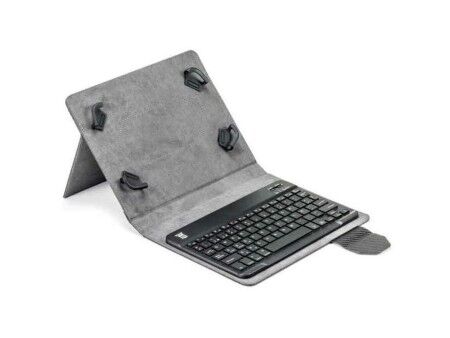 Klawiatura Bluetooth z podstawką do tabletu Maillon Technologique MTKEYBLUECB 9.7"-10.2" Czarny hiszpański Qwerty Hiszpańska