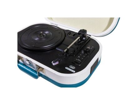 Gramofon Trevi TT 1020 BT USB Stereo Bluetooth Bateria akumulatorek Turkusowy