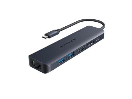 7-portowy HUB USB-C Hyper HD4003G Niebieski