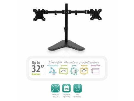 Uchwyt na TV Ewent 13"-32" 2 x 8 kg Czarny