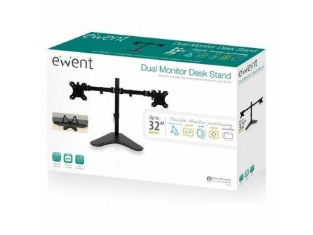 Uchwyt na TV Ewent 13"-32" 2 x 8 kg Czarny