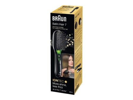 Szczotka Wygładzająca Braun Satin Hair 7 br710e Czarny Funkcja jonowa