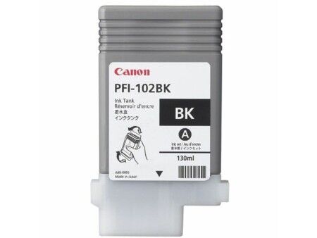 Oryginalny Wkład Atramentowy Canon PFI-102BK Czarny