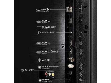 Smart TV Hisense 43E77NQ 43" 4K Ultra HD LED HDR D-LED QLED