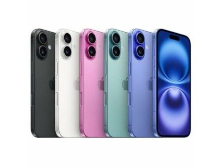 Smartfony Apple iPhone 16 128 GB Biały