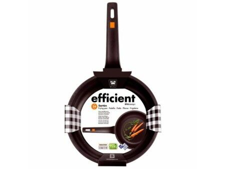 Patelnia do smażenia BRA Sartén Efficient Ø 26 cm Czarny Aluminium