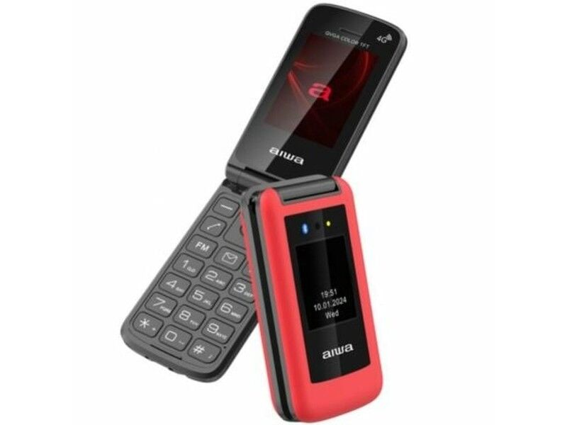 Telefon komórkowy dla seniorów Aiwa FP-30-4G/RD