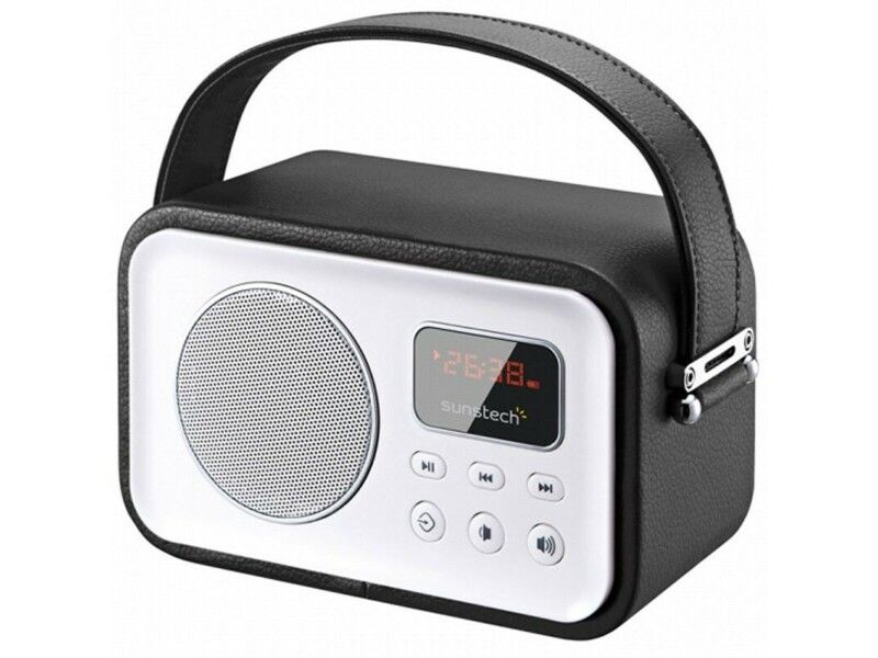 Radio Tranzystorowe Sunstech RPBT450 Bluetooth 2,5W Czarny 2,5 W