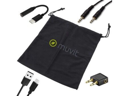 Słuchawki Bluetooth Muvit MCHPH0011 Czarny