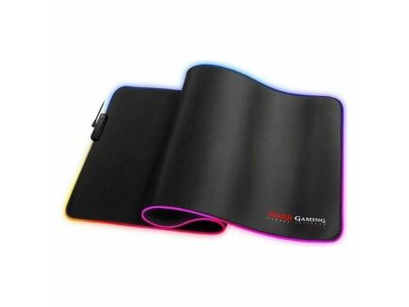 Podkładka pod Myszkę Gaming z Oświetleniem LED Mars Gaming MMPRGB2 RGB XL Czarny