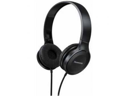 Słuchawki z Mikrofonem Panasonic RP-HF100ME-K (3.5 mm) Czarny