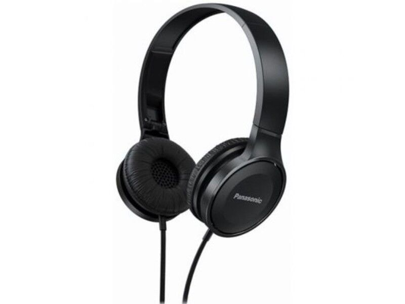 Słuchawki z Mikrofonem Panasonic RP-HF100ME-K (3.5 mm) Czarny