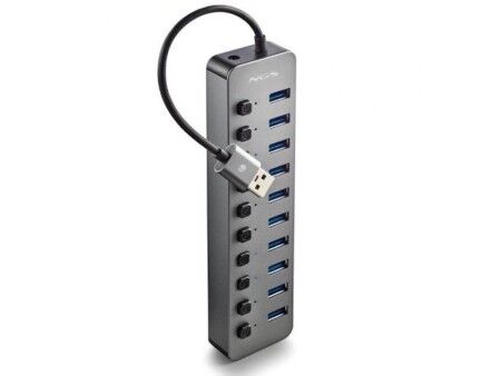 HUB USB NGS IHUB10 Szary