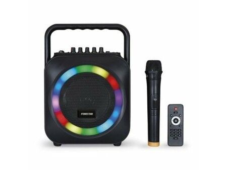 Głośniki Komputerowe FONESTAR BOX-35LED Czarny Bursztyn
