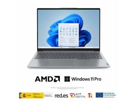 Laptop Lenovo 21MW0042SP 16" 16 GB RAM 512 GB SSD Qwerty Hiszpańska AMD Ryzen 5 7535HS