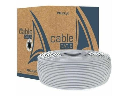 Kabel Sieciowy Sztywny UTP Kategoria 6 Phasak PHR 6100 Szary 100 m