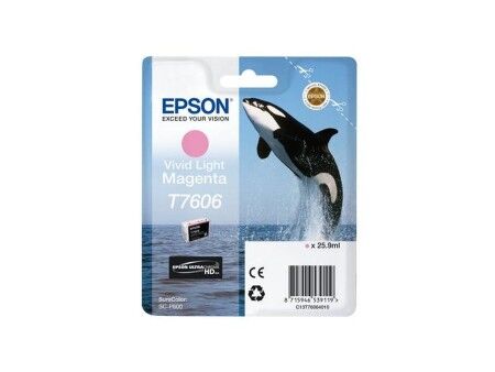 Oryginalny Wkład Atramentowy Epson C13T76064N10 Magenta Jasnopurpurowy