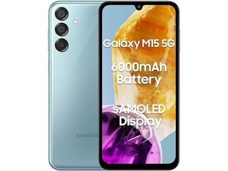 Smartfony Samsung Galaxy M15 6,5" Octa Core 4 GB RAM 128 GB Niebieski