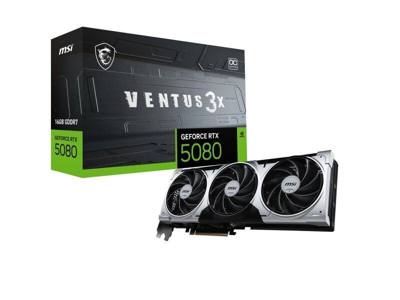 Karta Graficzna MSI GEFORCE RTX 5080 16G VENTUS 3X OC PLUS 16 GB