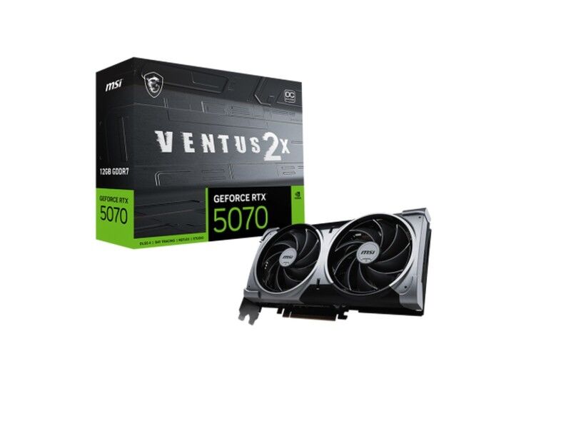 Karta Graficzna MSI GEFORCE RTX 5070 12G VENTUS 2X OC 12 GB