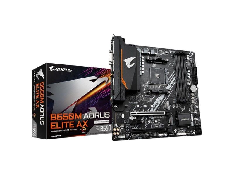 Płyta główna Gigabyte B550M AORUS ELITE AX AMD B550 AMD AMD AM4