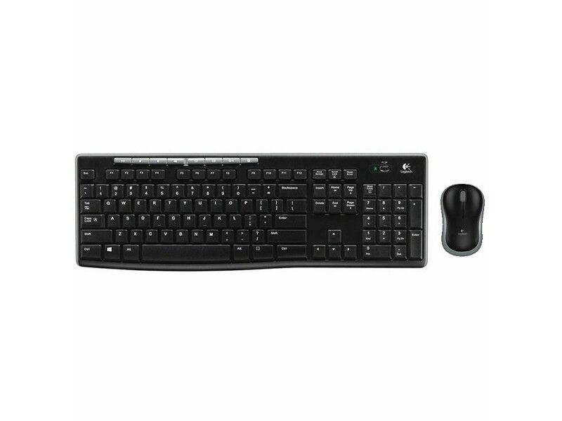 Klawiatura Logitech Wireless Combo MK270 Czarny Qwerty Hiszpańska