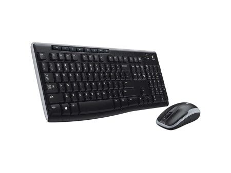 Klawiatura Logitech Wireless Combo MK270 Czarny Qwerty Hiszpańska