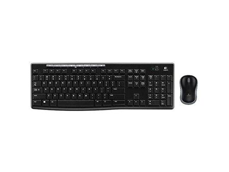 Klawiatura Logitech Wireless Combo MK270 Czarny Qwerty Hiszpańska