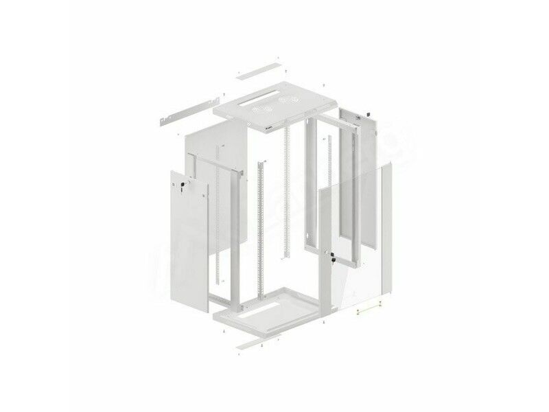 Szafka Rack Wisząca/Naścienna Lanberg WF01-6418-10S