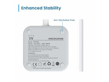 Listwa zasilająca Ewent EW3863 3680 W (1,5 m)
