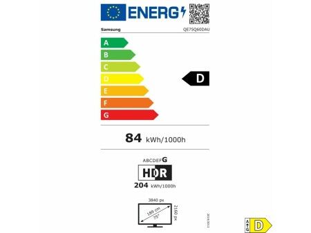 Smart TV Samsung QE75Q60DAUXXH 75" 4K Ultra HD LED HDR HDR10+ QLED