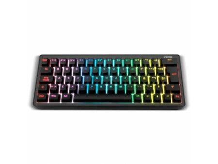 Klawiatura Krom NXKROMKREATORSP Czarny Qwerty Hiszpańska