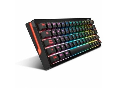 Klawiatura Krom NXKROMKREATORSP Czarny Qwerty Hiszpańska