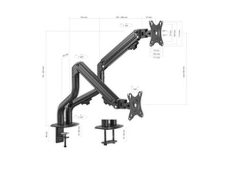 Uchwyt na TV Aisens DT32TSR-141 17"-32" 8 kg 17-32"