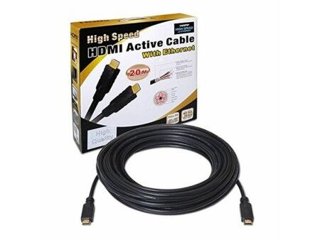 Kabel HDMI z Ethernetem NANOCABLE 10.15.1820 20 m v1.4 Czarny 20 m