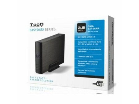 Obudowa zewnętrzna TooQ TQE-3520B HD 3.5" IDE / SATA III USB 2.0 Czarny 3,5"