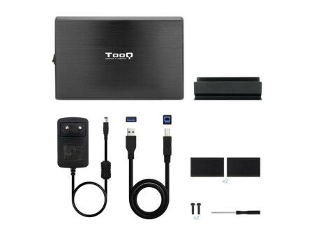 Pokrowiec na Dysk Twardy TooQ TQE-3531B 3,5" USB 3.0 Czarny 3,5"