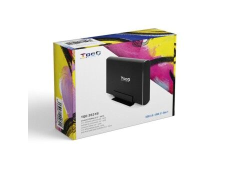 Pokrowiec na Dysk Twardy TooQ TQE-3531B 3,5" USB 3.0 Czarny 3,5"