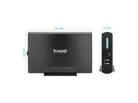 Pokrowiec na Dysk Twardy TooQ TQE-3531B 3,5" USB 3.0 Czarny 3,5"
