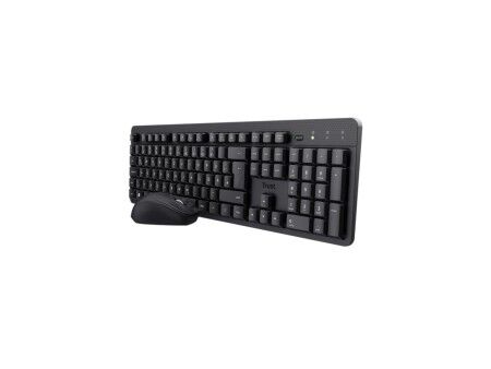 Klawiatura i Myszka Trust 25356 Czarny Qwerty Hiszpańska