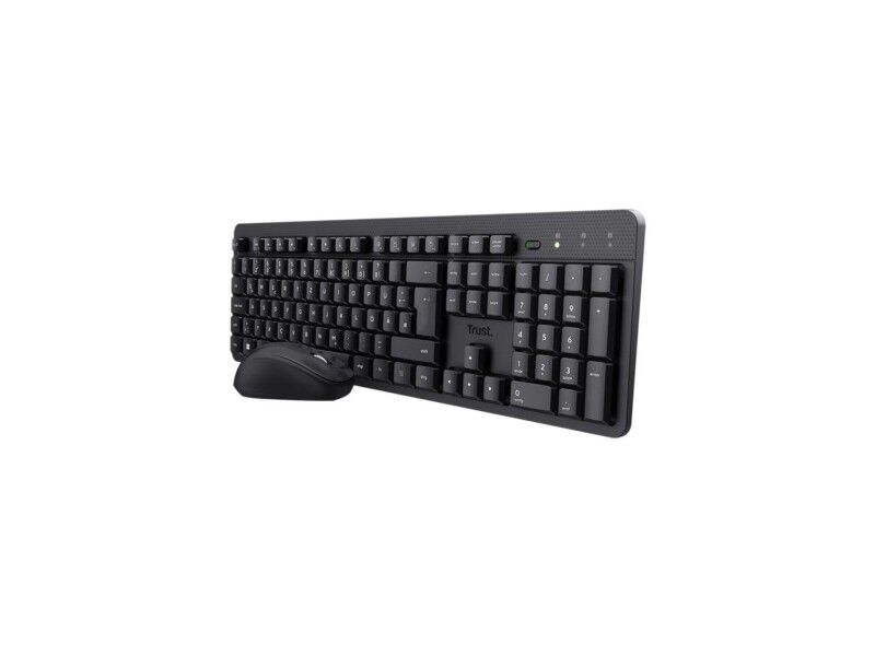 Klawiatura i Myszka Trust 25356 Czarny Qwerty Hiszpańska