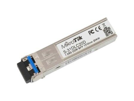 Moduł optyczny SFP MonoModo Mikrotik S-31DLC20D 1250 Mbit/s