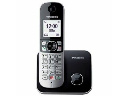 Telefon Stacjonarny Panasonic KX-TG6852SPB Czarny 1,8"