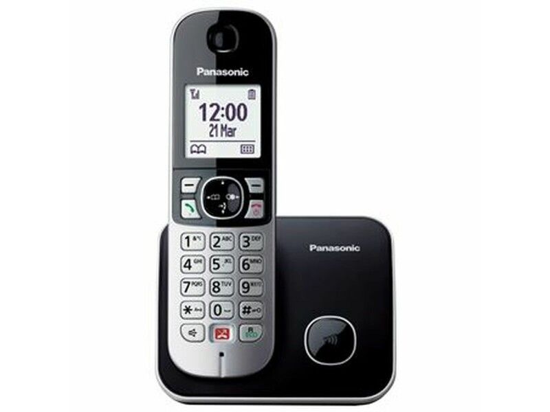 Telefon Stacjonarny Panasonic KX-TG6852SPB Czarny 1,8"