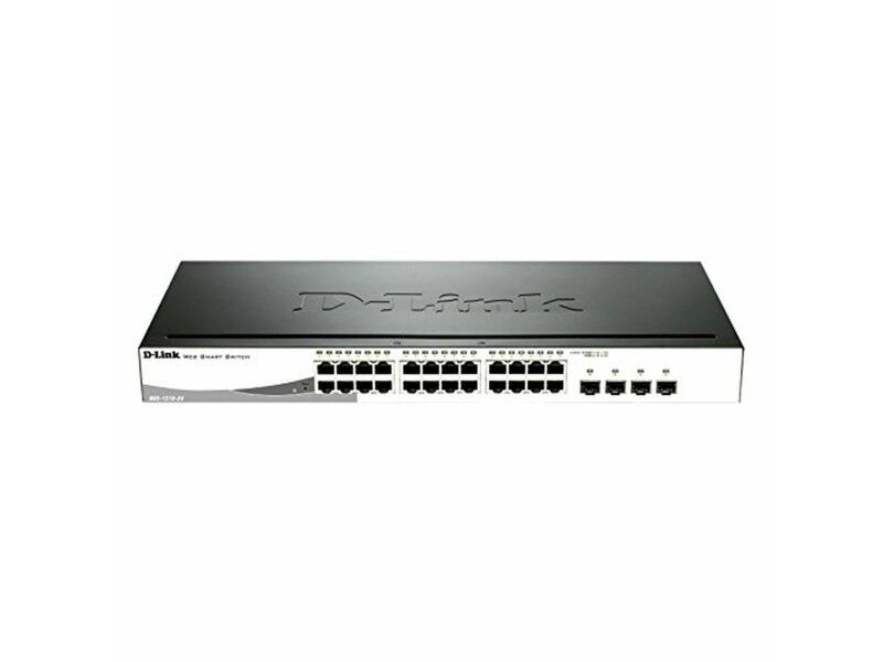 Przełącznik D-Link DGS-1210-24/E 20 p 10 / 100 / 1000 Mbps 4 x SFP Czarny